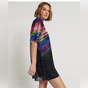 NWT | One Teaspoon Dreams Mesh Tee Semi Sheer Dress